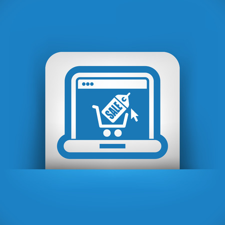 Buy online iconのイラスト素材