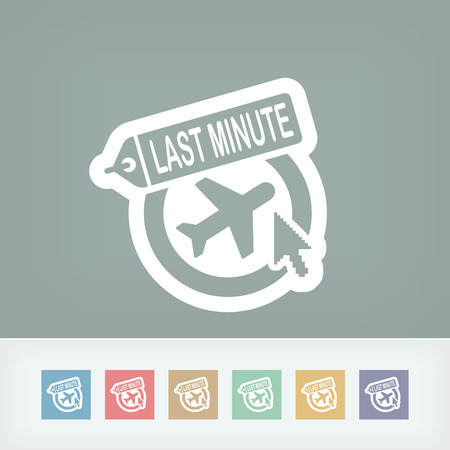 Last minute link iconのイラスト素材