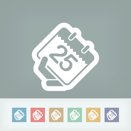 Calendar iconのイラスト素材