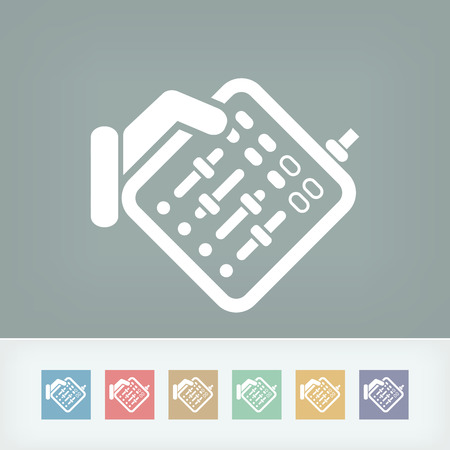Mixer audio iconのイラスト素材