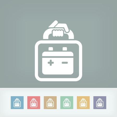 Car batteryのイラスト素材