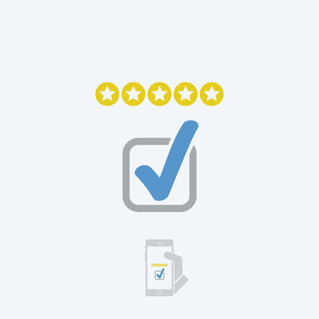 Rating vote iconのイラスト素材