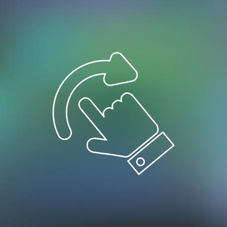 Refresh thin iconのイラスト素材