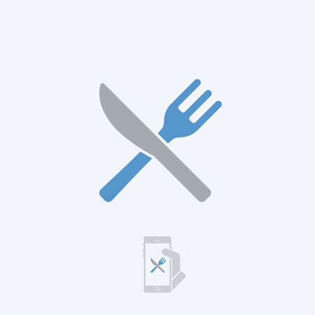 Restaurant iconのイラスト素材