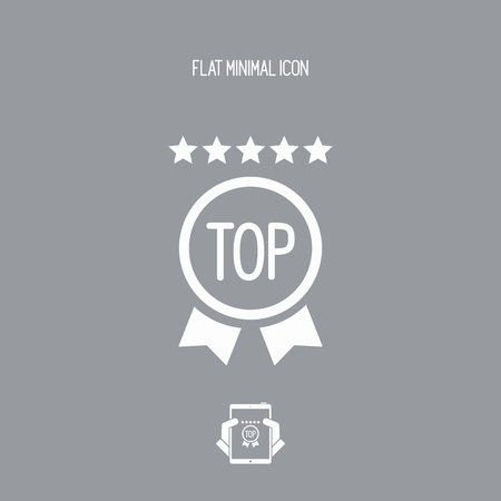 Top rating - Vector web iconのイラスト素材