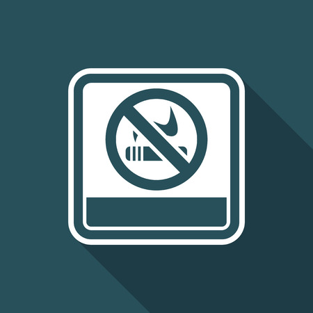Illustration of single isolated no smoke icon.のイラスト素材