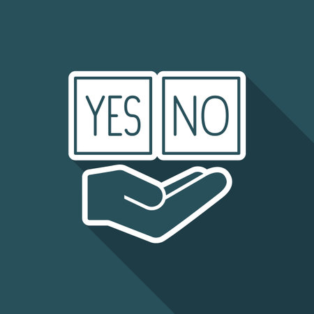 Agreement box - Minimal vector iconのイラスト素材