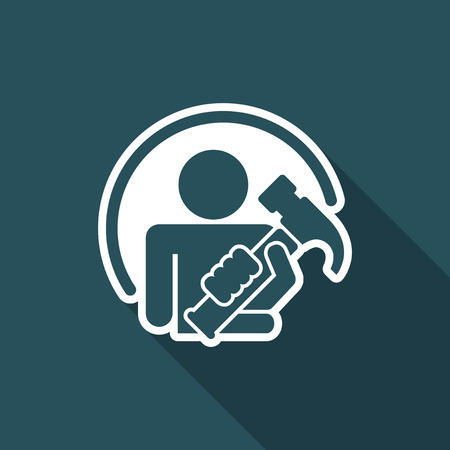 Worker iconのイラスト素材