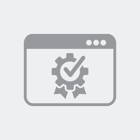 Flat and isolated vector illustration icon with minimal and modern designのイラスト素材