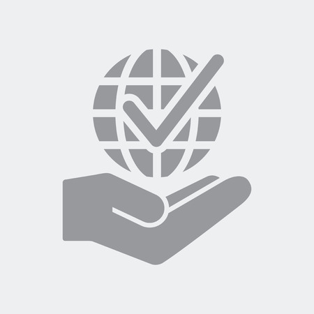 Flat and isolated vector illustration icon with minimal and modern designのイラスト素材