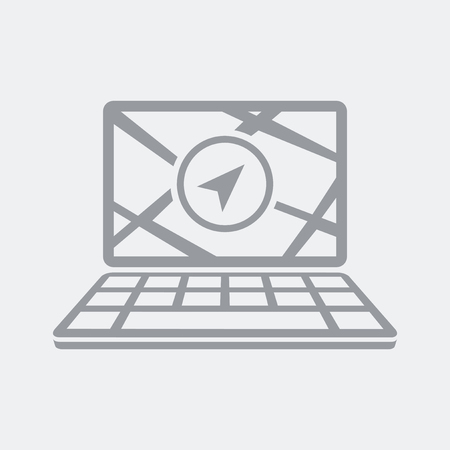Flat and isolated vector illustration icon with minimal and modern designのイラスト素材