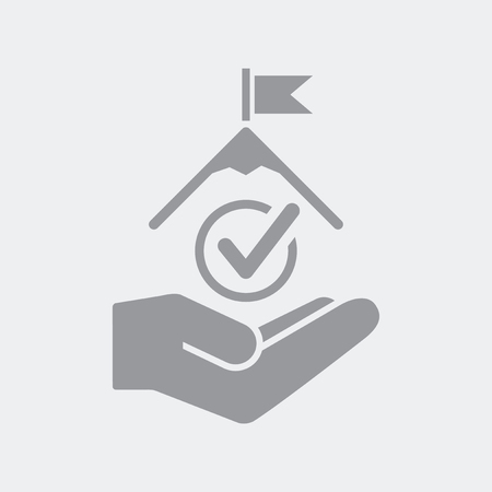 Flat and isolated vector eps illustration icon with minimal and modern designのイラスト素材