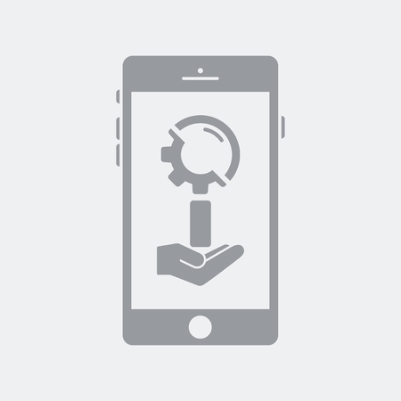 Flat and isolated vector illustration icon with minimal and modern designのイラスト素材