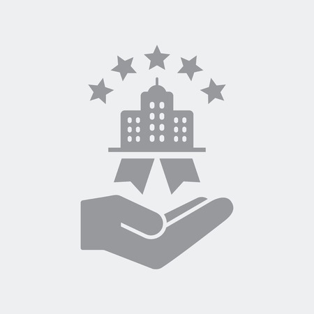 Flat and isolated vector illustration icon with minimal and modern designのイラスト素材