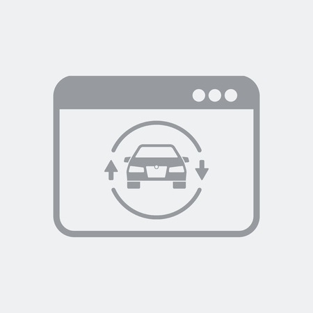 Flat and isolated vector illustration icon with minimal and modern designのイラスト素材