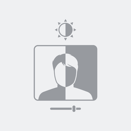 Flat and isolated vector illustration icon with minimal and modern designのイラスト素材