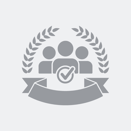 Flat and isolated vector illustration icon with minimal and modern designのイラスト素材