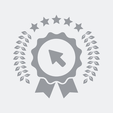 Flat and isolated vector illustration icon with minimal and modern designのイラスト素材