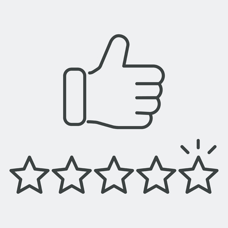 Flat and isolated vector illustration icon with minimal and modern designのイラスト素材