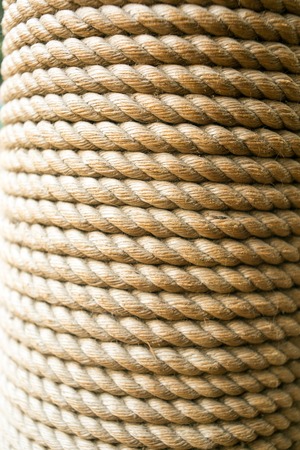 rope around a poleの写真素材