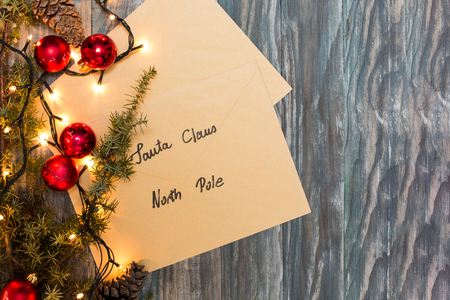 letter to santaの写真素材