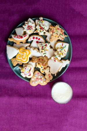 christmas gingerbread cookieの写真素材