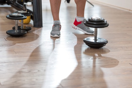 Detail from the gym. helathy lifestyle, weightliftingの写真素材