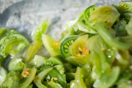 Fresh healthy bio green paprikaの写真素材