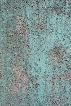 grunge chipped paint rusty textured metal backgroundの写真素材