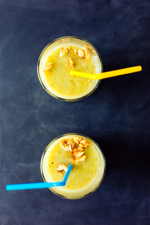 pineapple smoothieの写真素材