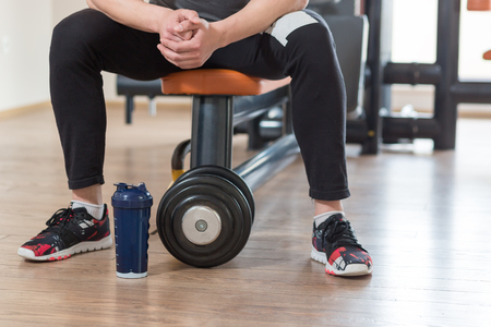Detail from the gym. helathy lifestyle, weightliftingの写真素材