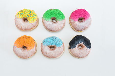 Colorful Donutsの写真素材