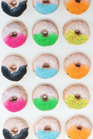 Colorful Donutsの写真素材