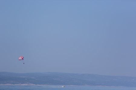 Blue Mediterranean sea in morning.の写真素材