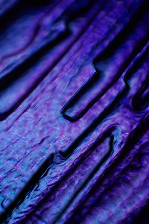 Glass texture back illuminated, macro of abstract glass textureの写真素材