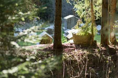 medieval tomb - Bosniaの写真素材