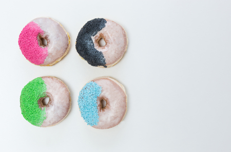 Colorful Donutsの写真素材