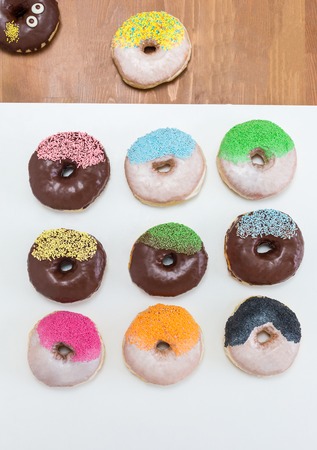 Colorful Donutsの写真素材