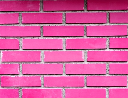 Brick presented on a different way, abstract brick wall, colorsの写真素材