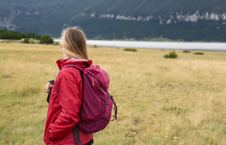 Travel, traveler, backpack.の写真素材