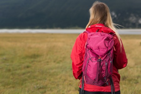 Travel, traveler, backpack.の写真素材