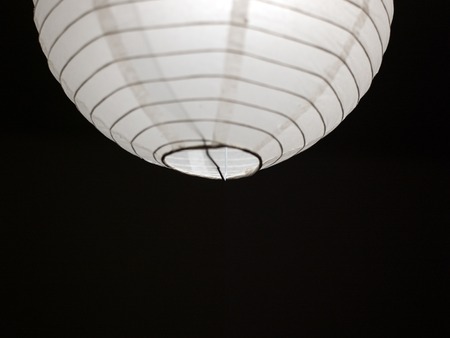 oval interior paper lampの写真素材