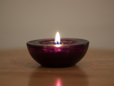 candlelight isolatedの写真素材