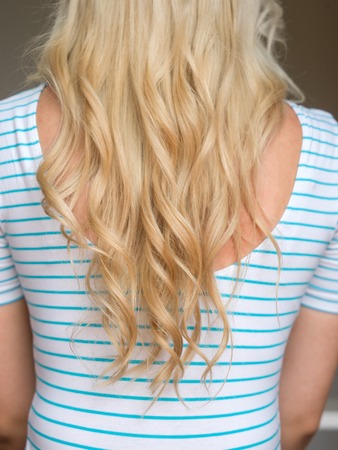 Beautiful long hair /womanの写真素材