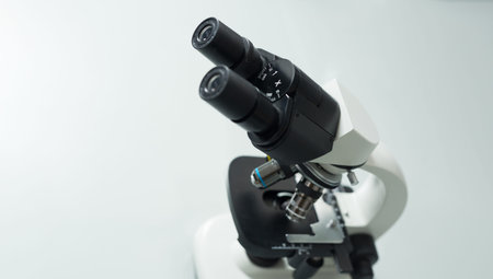 Medical equipment. microscope. Background