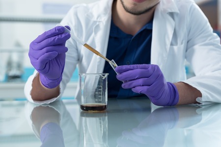 Chemist at workの写真素材