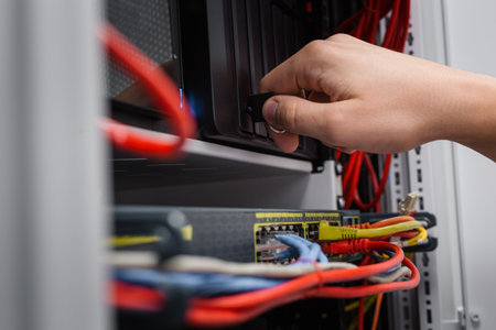 Network server room routers