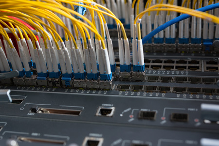 Network server room routersの写真素材
