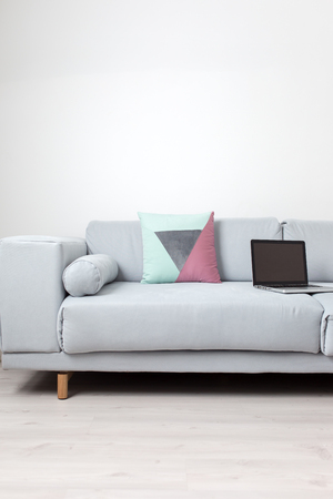 Minimal appartment design detailsの写真素材