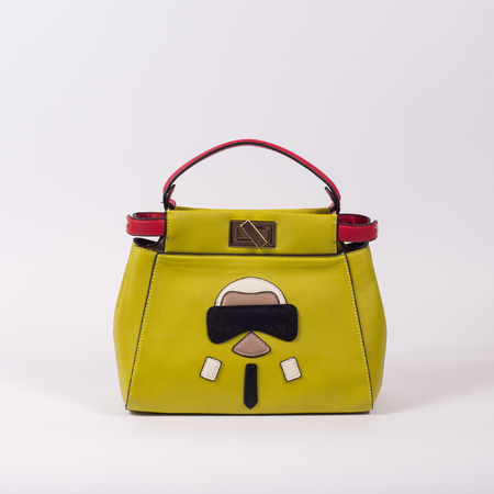 Handbag isolated white backgroundの写真素材